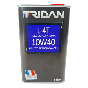 Huie moteur Tridan L-4T 10W40 - 1L hautes performances
